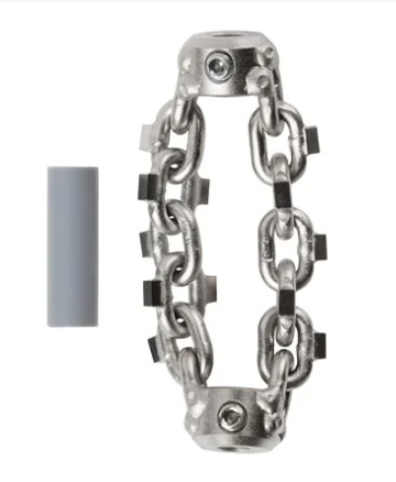 Hartmetall-Kettenschleuder 6 mm mit 2 Ketten für M12 HSFSM - Syskan - Online Shop: Abwassertechnik