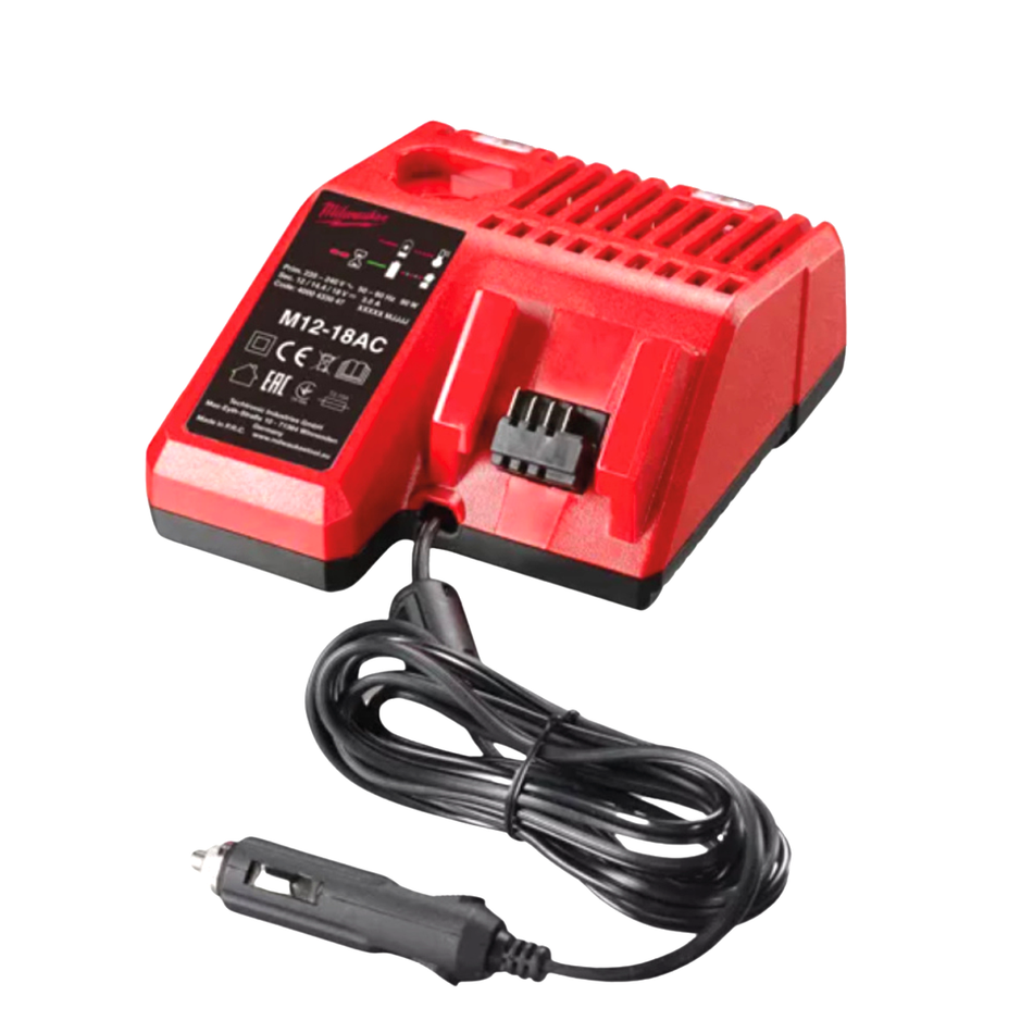 Chargeur automobile Milwaukee M12-18AC