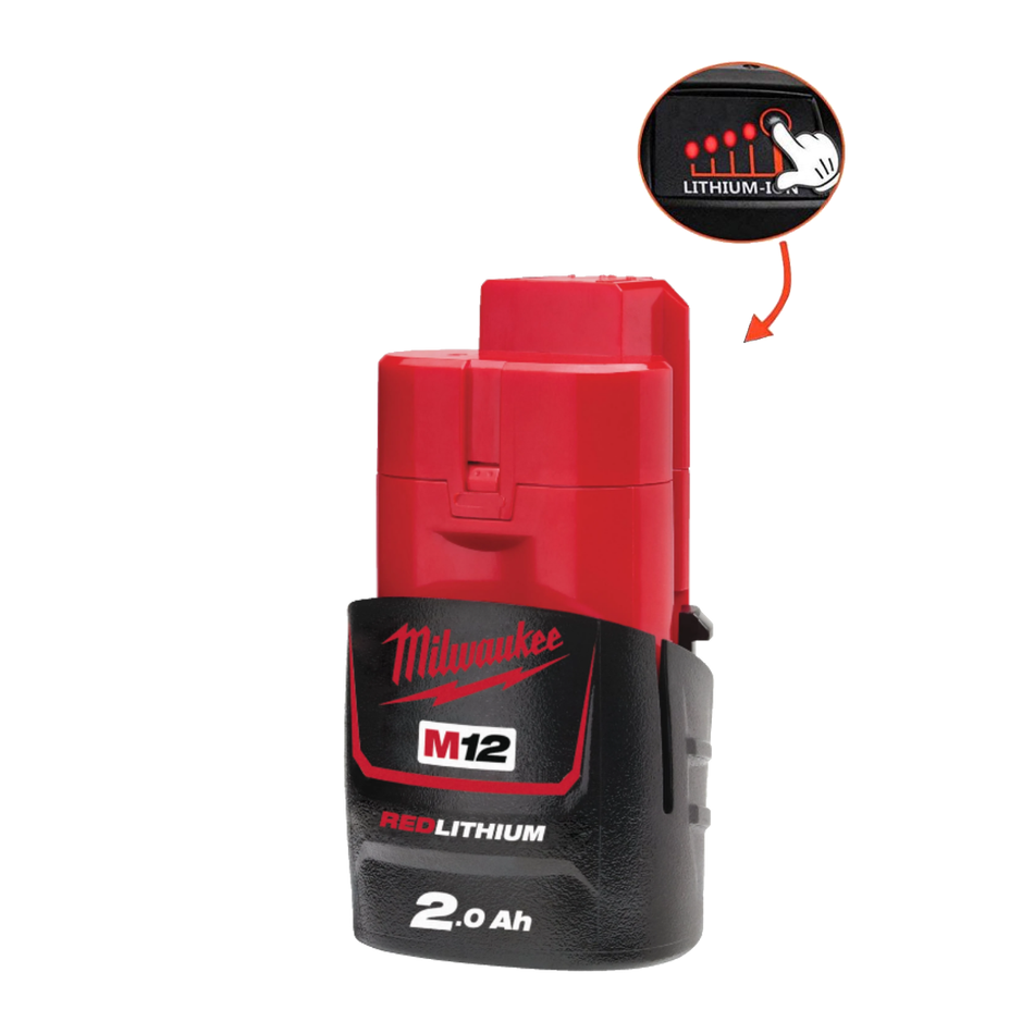 Milwaukee M12 B2 Akku (2.0 Ah 12 V)
