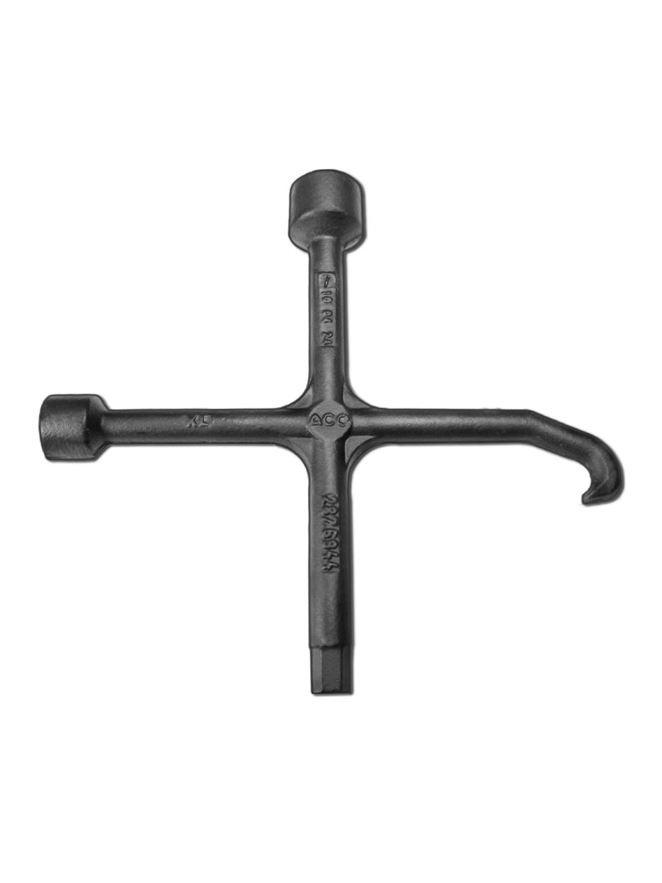 Aushebe- und Bedienungsschlüssel, 17/22, schwarz