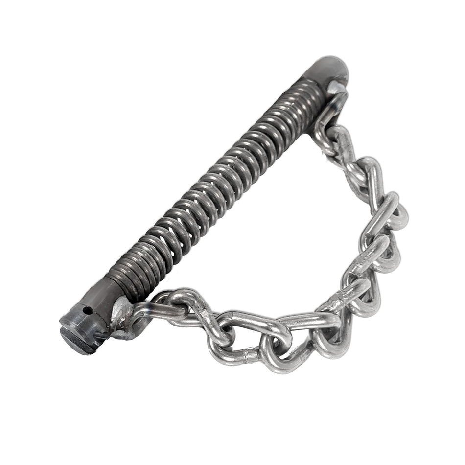 Kettenschleuder 22 mm T-Nut Kupplung, 1 Glattkette, Spiralaufsatz