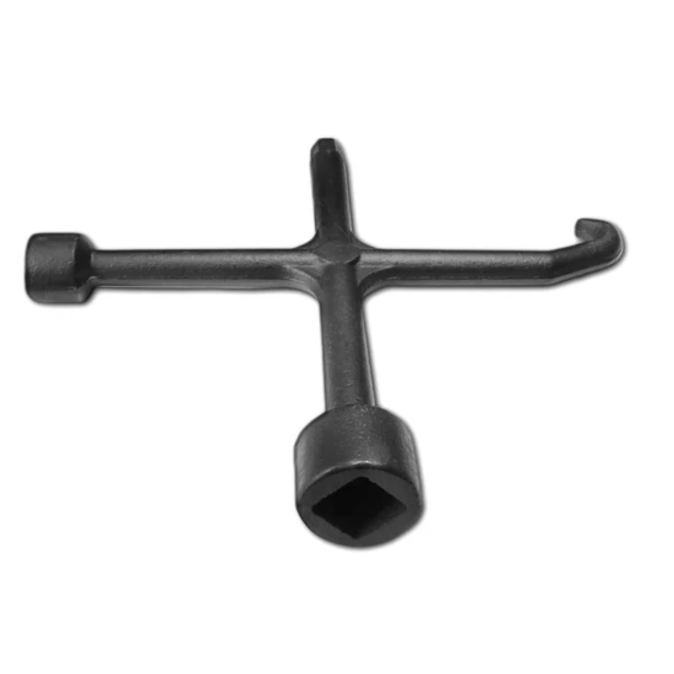 Aushebe- und Bedienungsschlüssel, 17/22, schwarz