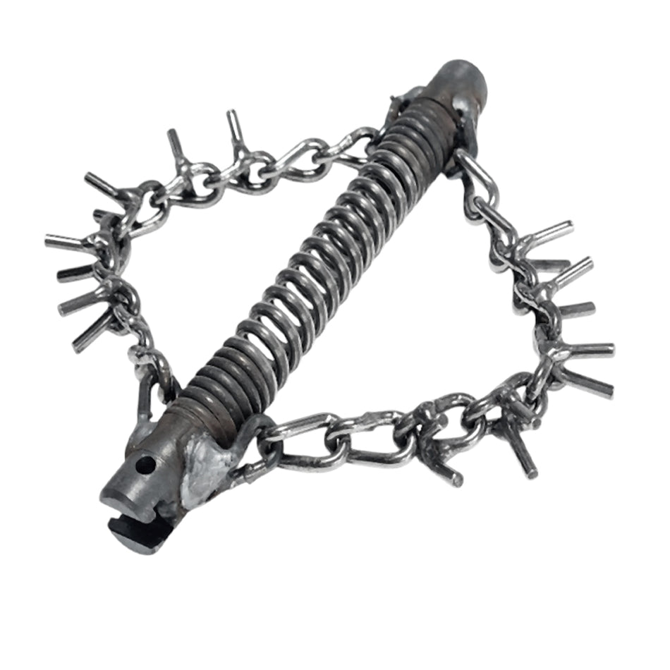 Kettenschleuder 16 mm T-Nut Kupplung, 2 Nockenketten, Spiralausatz