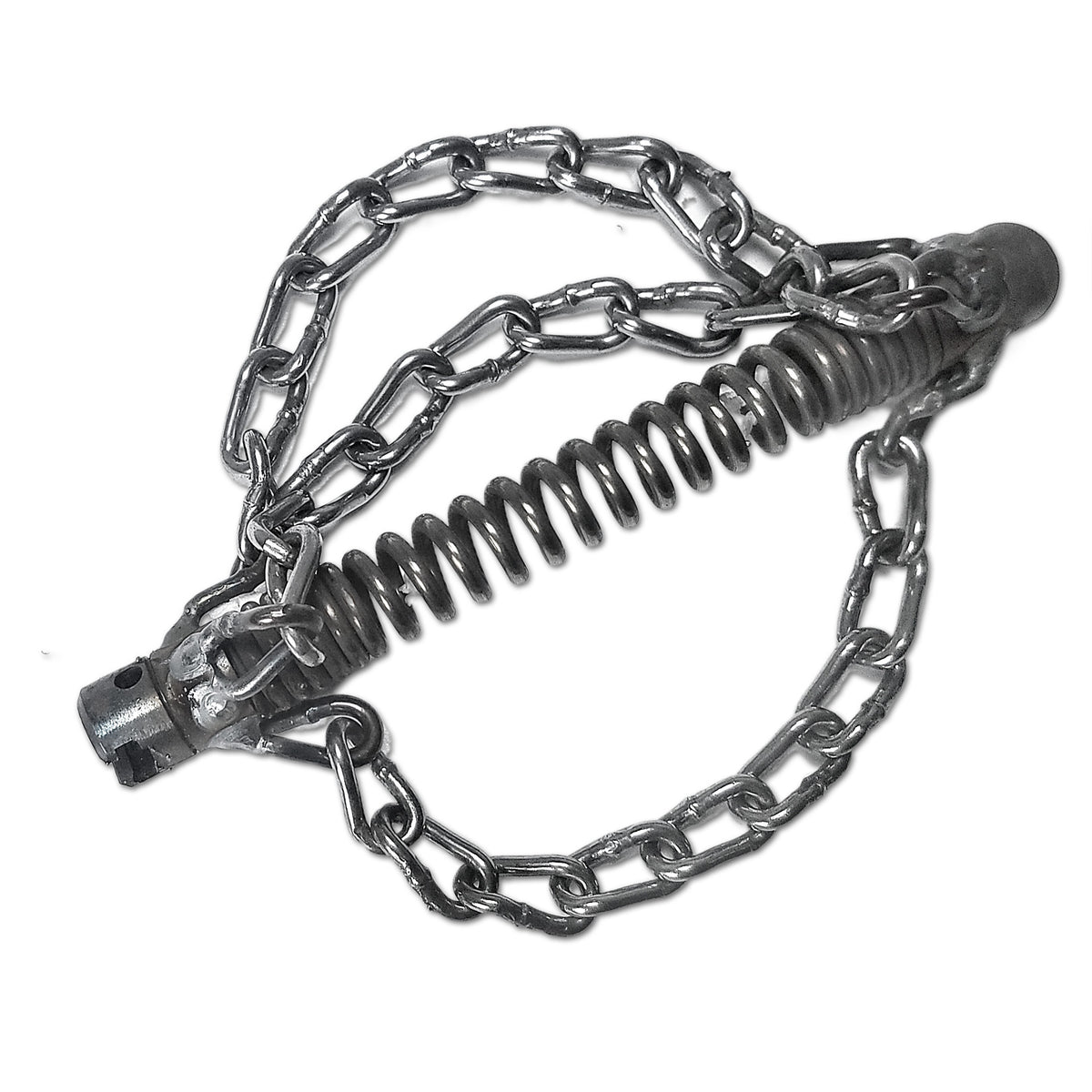 Kettenschleuder 16 mm, 3 Glattketten, Spiralaufsatz