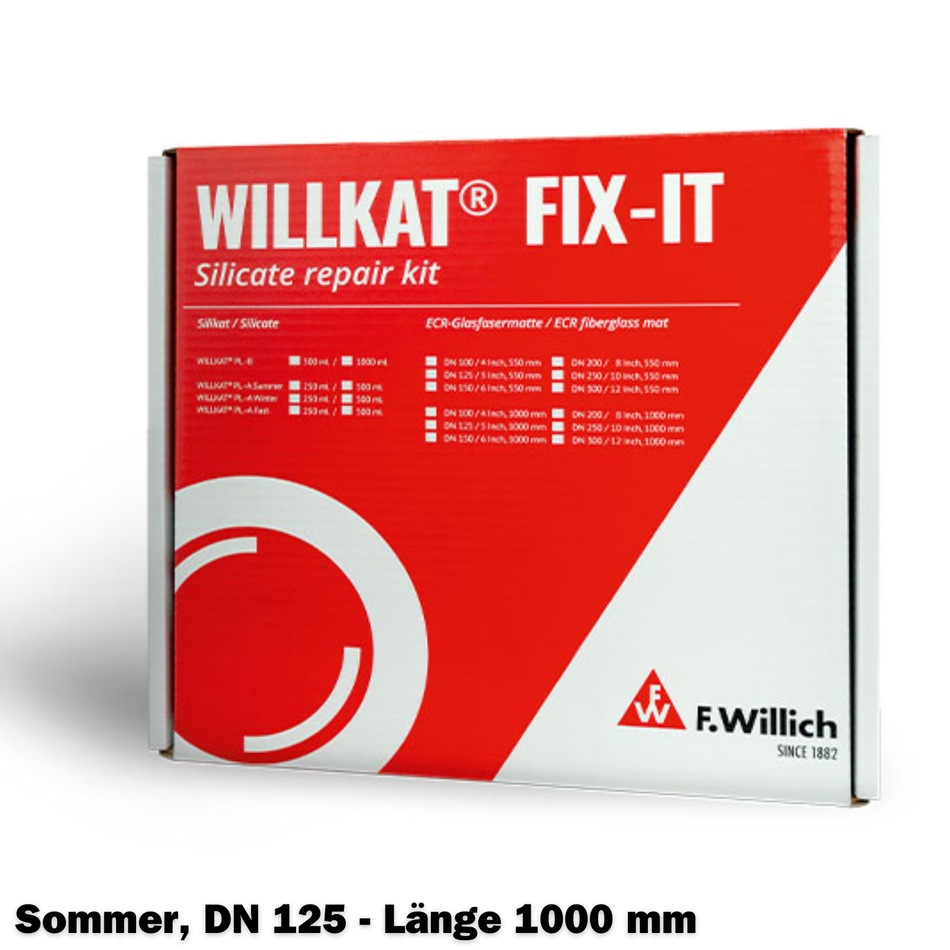 Kurzliner-Repair-Set, DN 125, Länge 1000 mm, Sommer