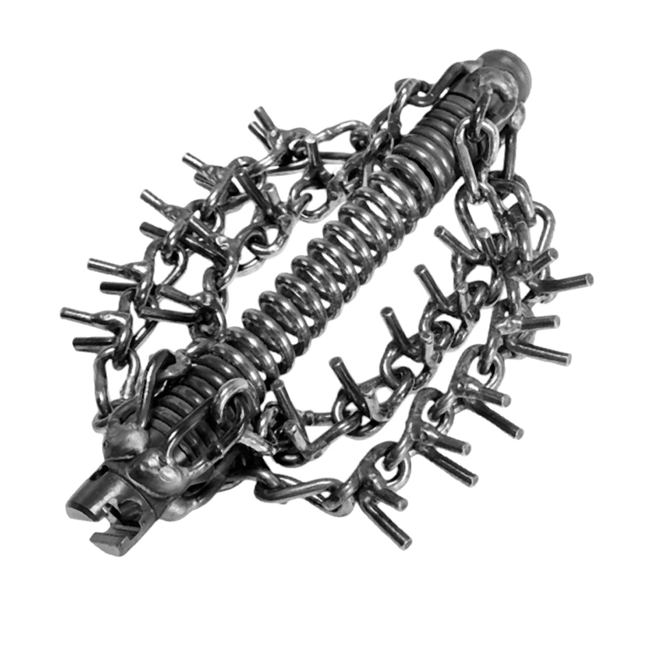 Kettenschleuder 16 mm, 4 Nockenketten, Spiralaufsatz