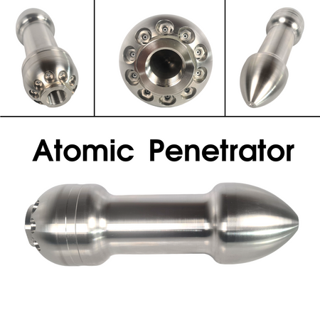 Atomic Bomb-Penetrator Zugdüse 1" mit Vorstrahl, Reinigungsdüse mit Keramikeinsätzen