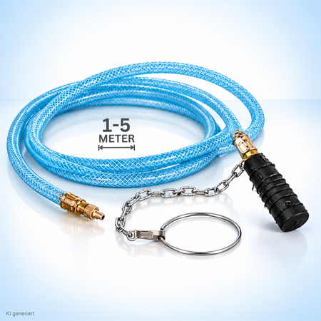 Pipe sealing bladder Plugy Z1 with tire valve and 1-5 m compressed-air hose