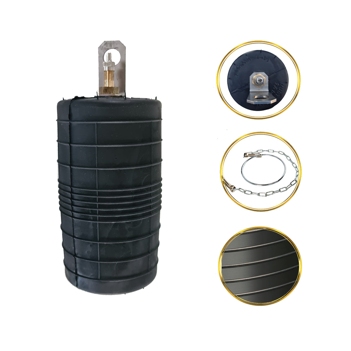 Rohr-Absperrblase Plugy Typ Z6 C (ölbeständig) 2,5 bar