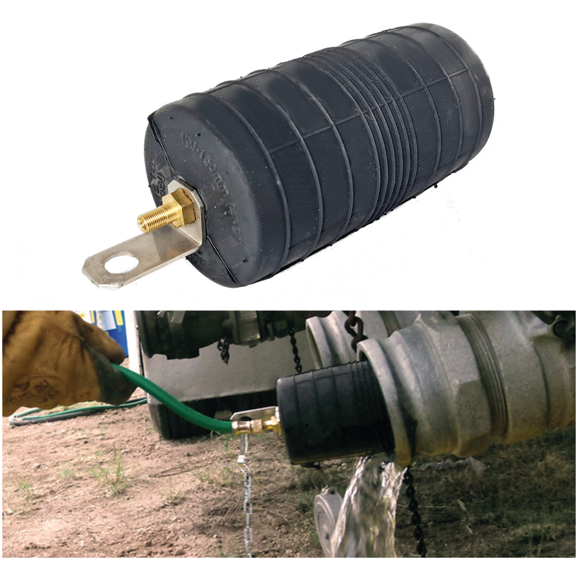Rohr-Absperrblase Plugy Typ Z6 C (ölbeständig) 2,5 bar
