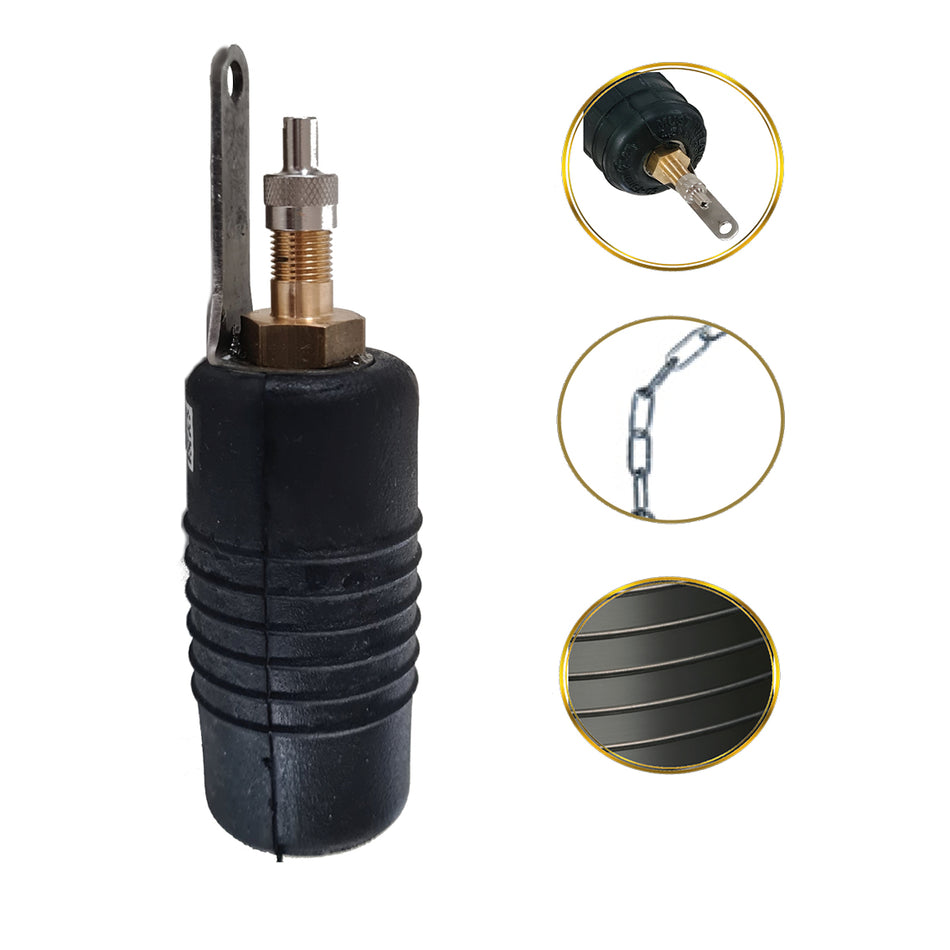 Vessie d'arrêt de tuyau Plugy type Z1 1/2 C (résistant à l'huile) 2,5 bar