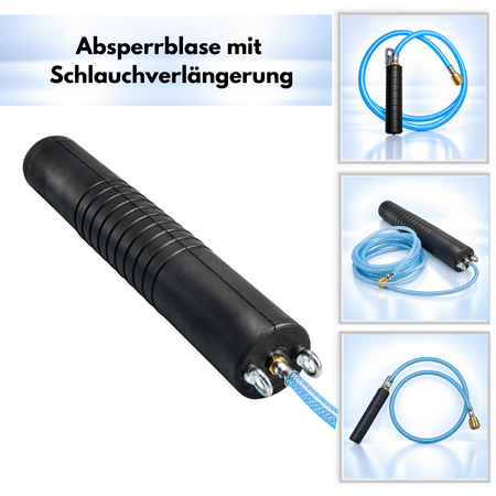 Rohr-Absperrblase Plugy DN 40-70 (2,5 bar) mit Druckluftschlauch
