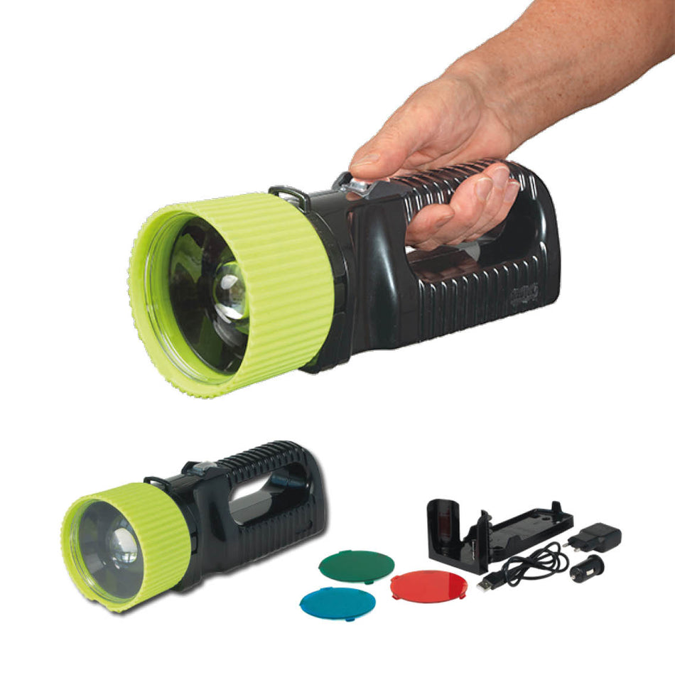 UniLux PRO, rechargeable handheld spotlight, AccuLux