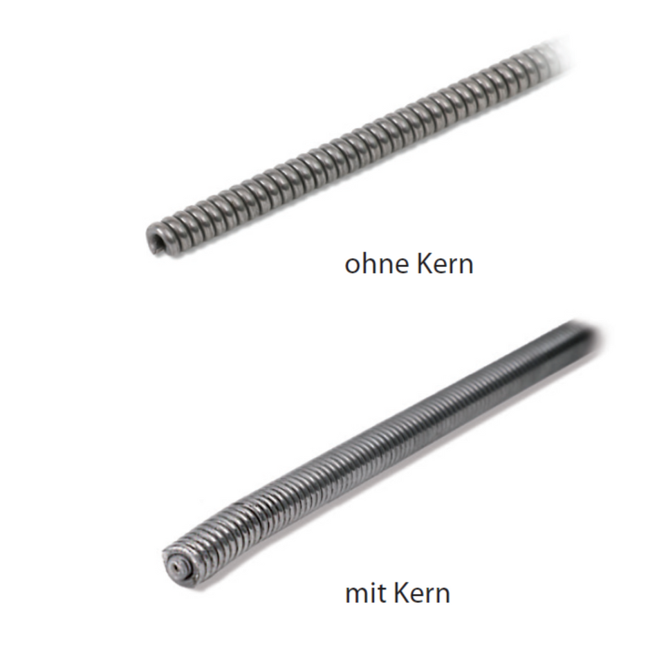 Adapter-Spirale, 8 mm x 10 m lang ohne Kern, Rohrreinigungsspirale - Syskan - Online Shop: Abwassertechnik