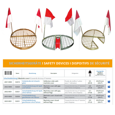 Ventilation grate SG030 Ø 800 mm - special size - closed manhole cover