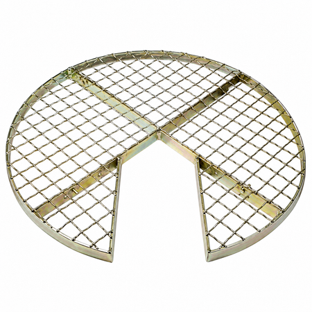SG021 work grid Ø 670 mm manhole cover with opening (without flags)