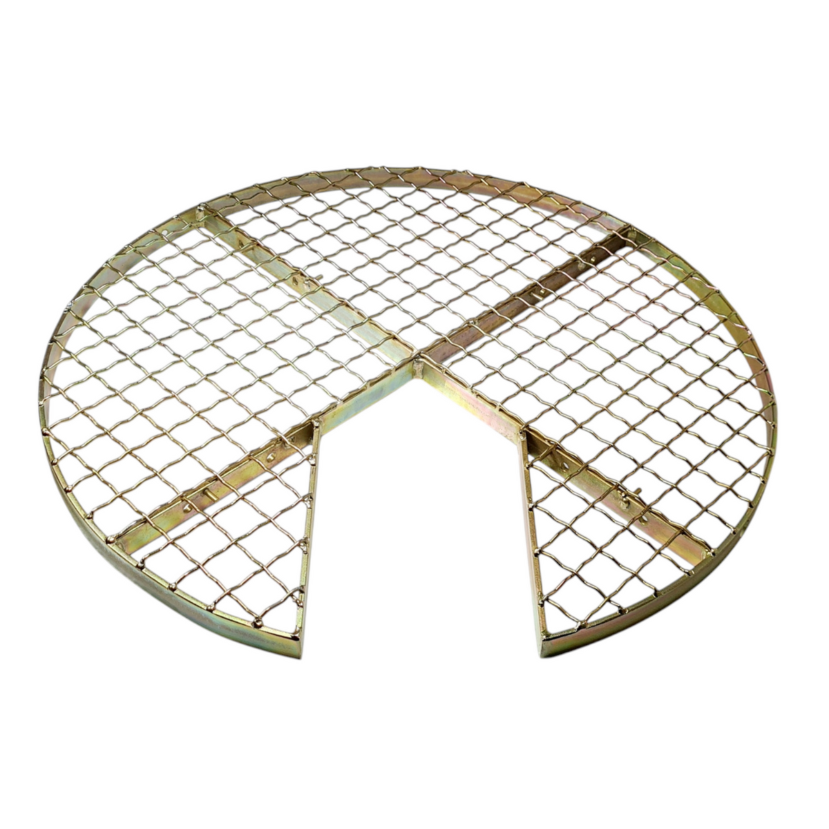 Arbeitsgitter SG021 Ø 670 mm Schachtabdeckung mit Aussparung (ohne Fahnen)