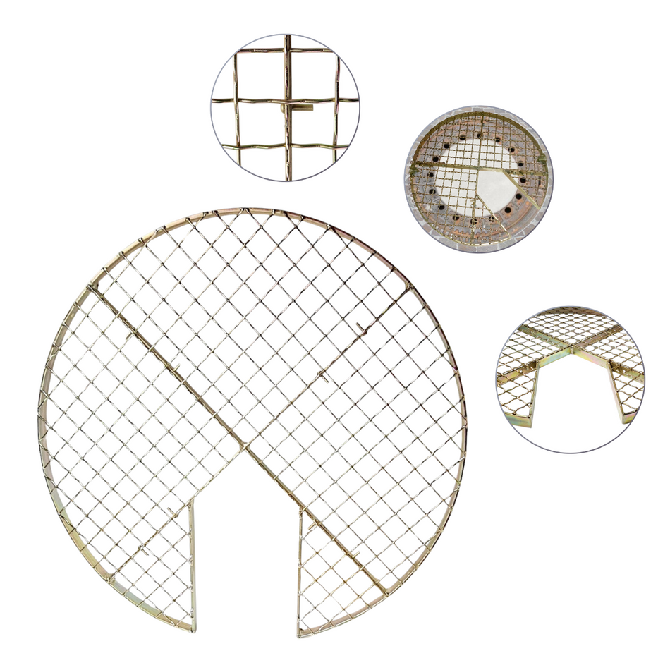 Arbeitsgitter SG021 Ø 670 mm Schachtabdeckung mit Aussparung (ohne Fahnen)