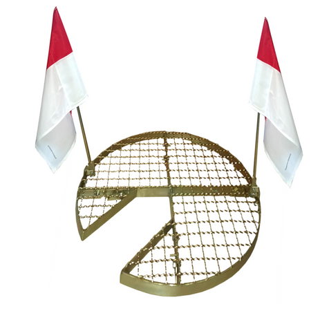 SG020 work grid Ø 720 mm - special size - manhole cover with opening