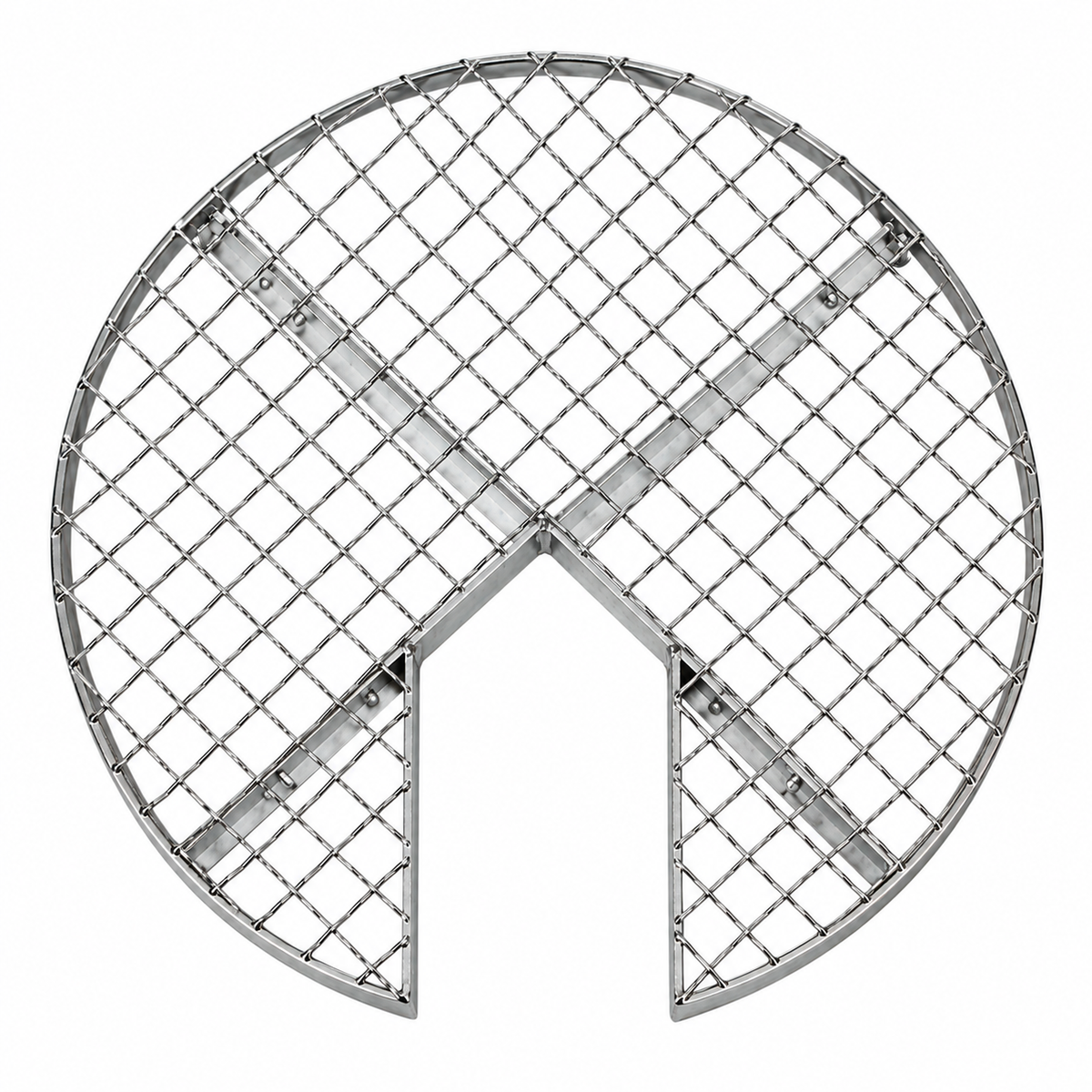 SG021 work grid Ø 670 mm manhole cover with opening (without flags)