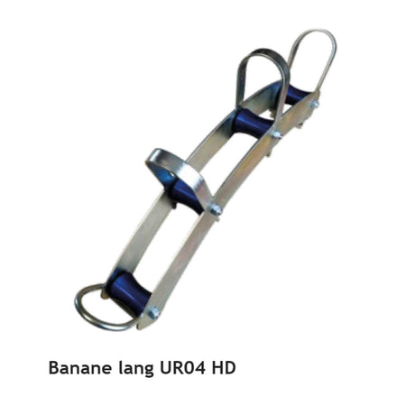 Umlenkgerät UR04HD Banane lang, Aluminiumrollen mit Kugellager