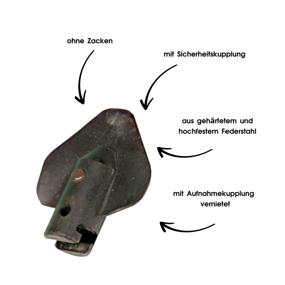 Smooth spade drill 22 mm coupling x 90 mm Ø, spiral attachment