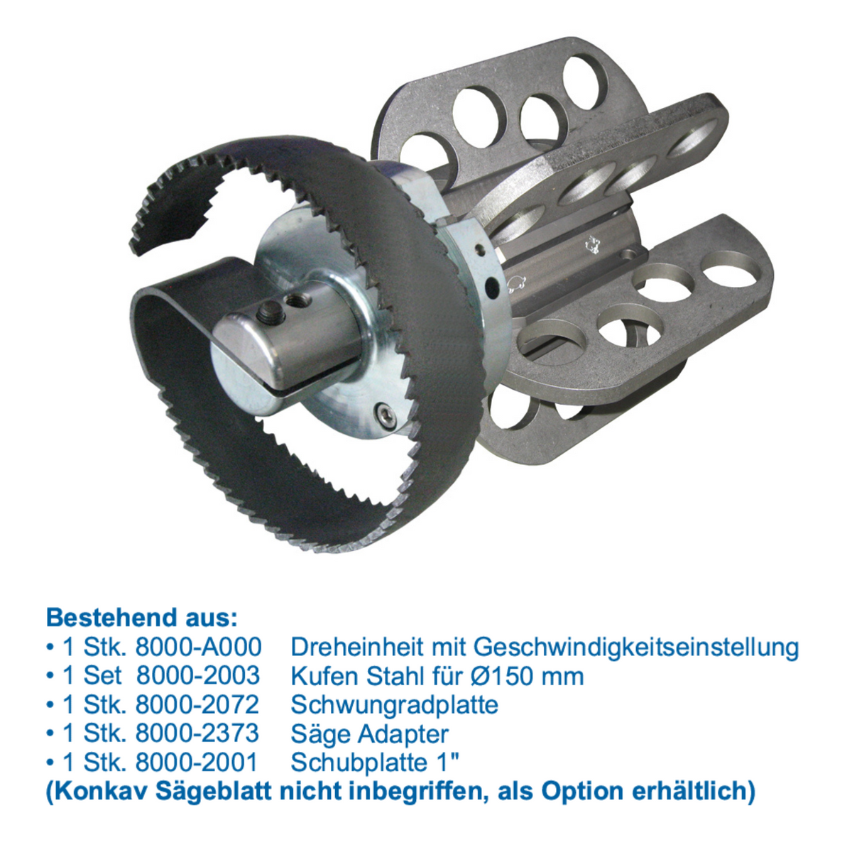 Blue 100 Säge-Erweiterung, 3/4"