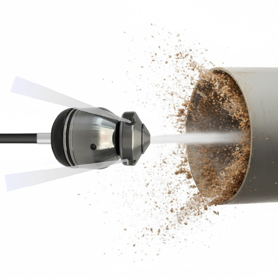 Blue 50 Rotierdüse 3/4" Rohrreinigungsdüse mit Vorstrahl