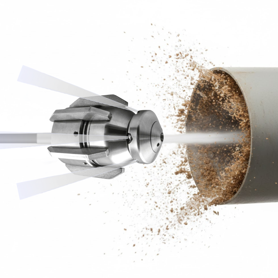 Blue 80/100 Rotierdüse 1" mit Vorstrahl, Rotationsdüse