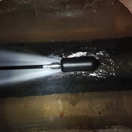 Bullbomb 1", cleaning nozzle with ceramic inserts