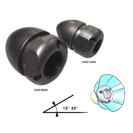 Cleaner 3/4", Reinigungsdüse mit Keramikeinsätzen