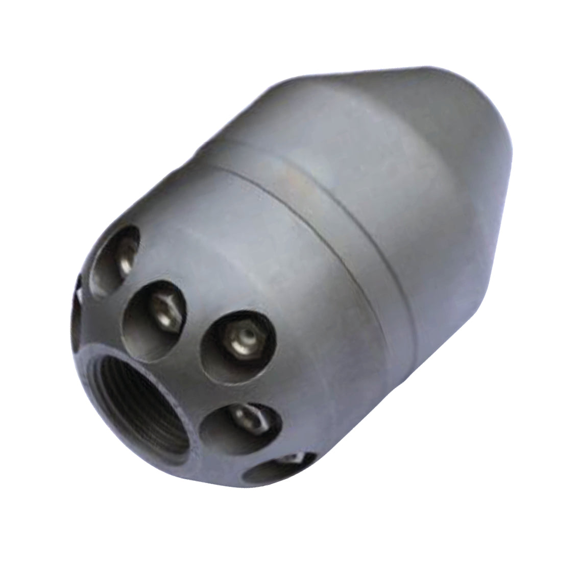 Landfill nozzle 1", cleaning nozzle with ceramic inserts