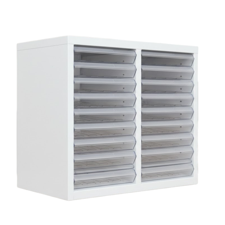 Dokumentenschrank SUDZUKA mit 18 Schubladen, 535x340x480