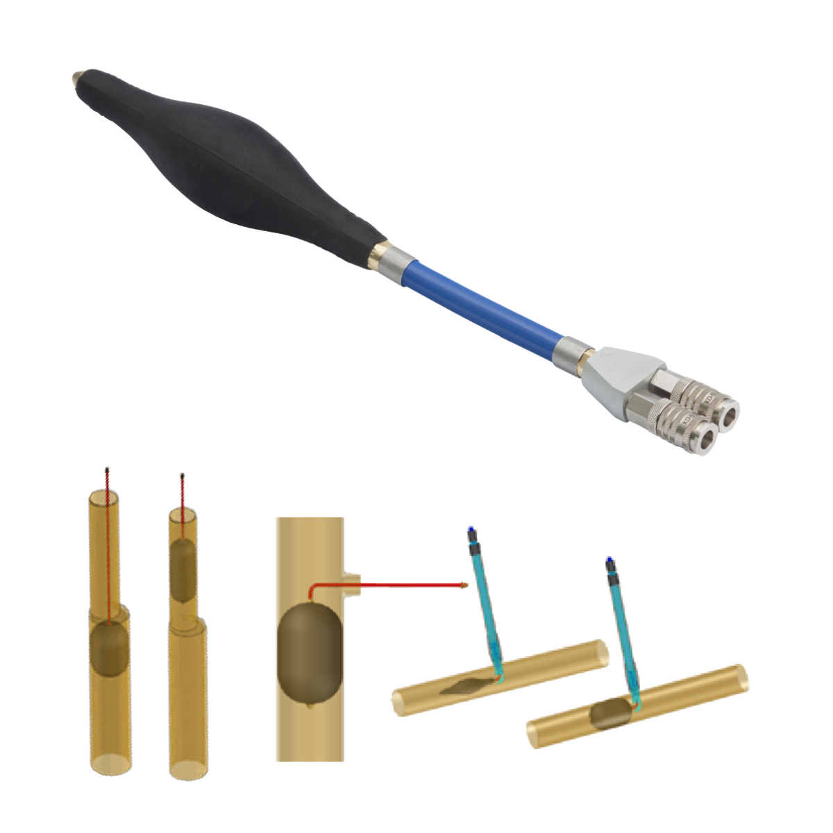 Elliptische Blase Plugy G2 DN 80-130 - Syskan - Online Shop: Abwassertechnik