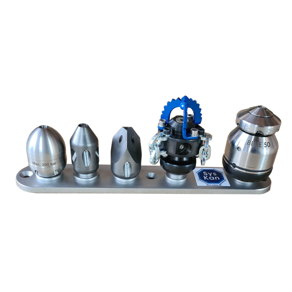 Düsenleiste 1/2", fünf Anschlüsse, für Kanalreinigungsdüsen