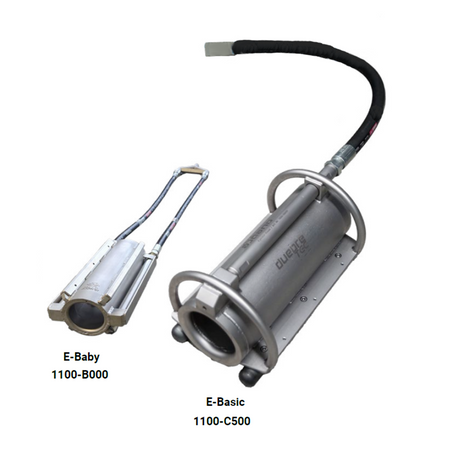 Ejector nozzle Baby 1", sewer-cleaning nozzle for sewers from DN 300
