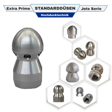Standard nozzle 3/8", steel inserts, ExPJ, 40 liters