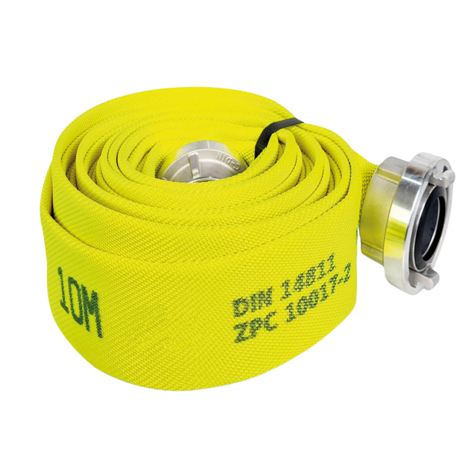 Wasserbefüllschlauch signalgelb, 30 m, Storz C, Feuerwehrschlauch