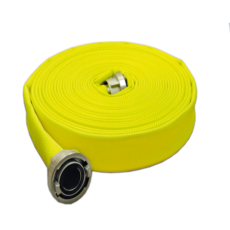 Water filling hose signal yellow, 5 m, fire hose Storz C
