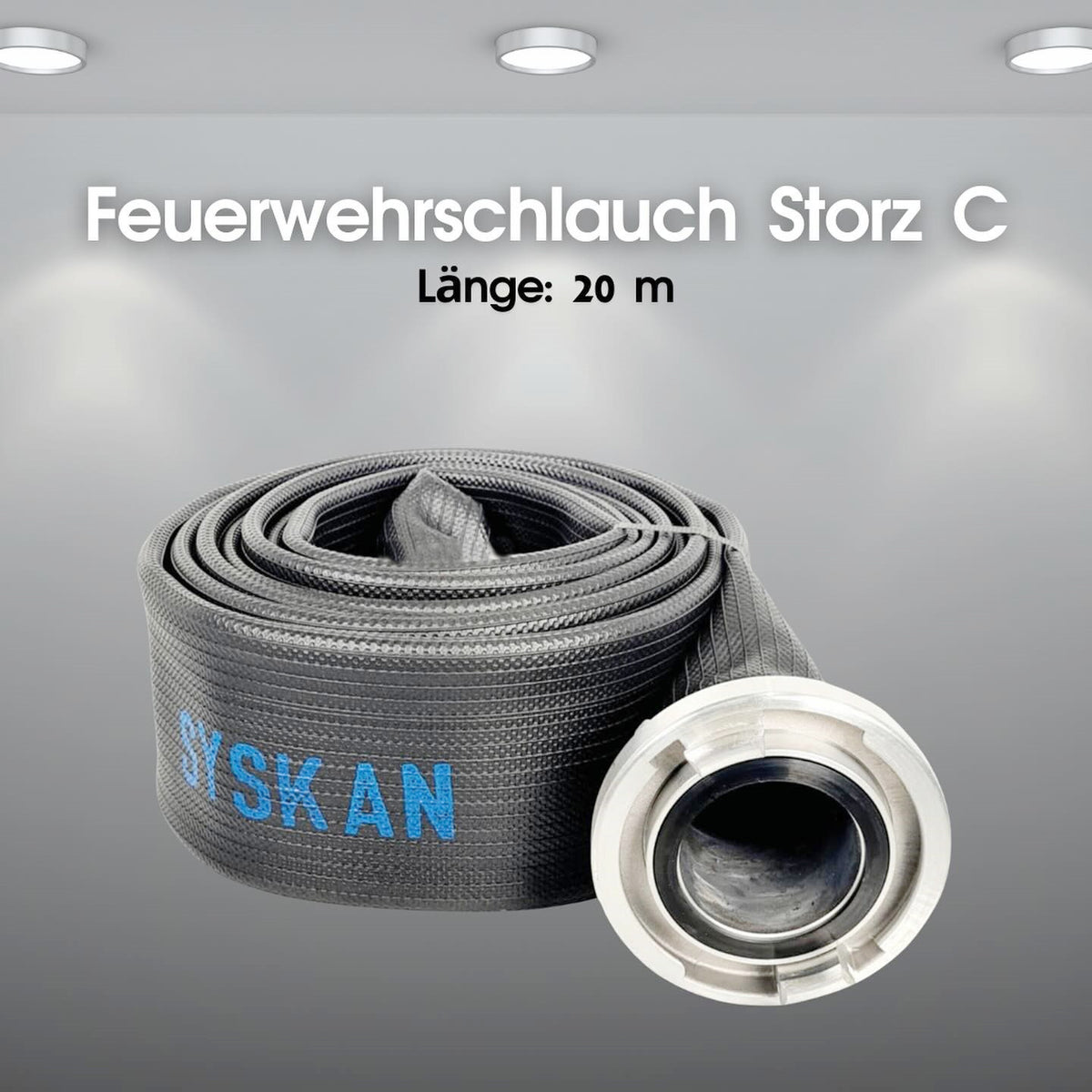 Flachschlauch "Universal" schwarz, Industrieschlauch