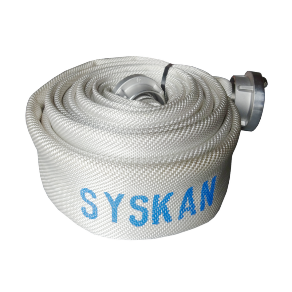Water filling hose white, 5 m, fire hose Storz C