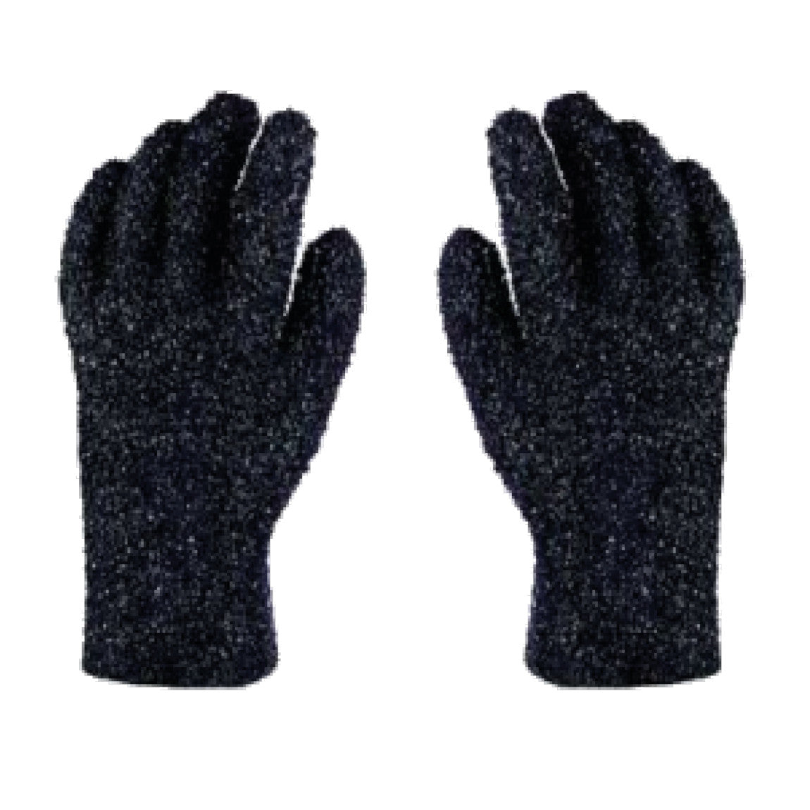 Guide gloves, textured black (pair), work gloves