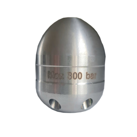 Granatbombe 3/8" mit Stahleinsätzen, ExPJ Reinigungsdüse - Syskan - Online Shop: Abwassertechnik