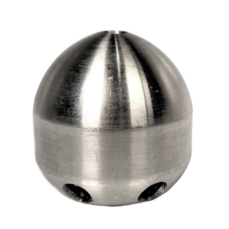 Granatbombe 1/2" mit Vorstrahl und Stahleinsätzen, ExPJ Reinigungsdüse - Syskan - Online Shop: Abwassertechnik