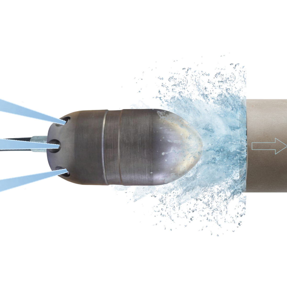 Grenade nozzle 3/4" GB075, ExLJ cleaning nozzle
