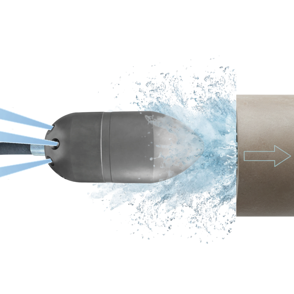 Granatbombe 1 1/4" GB125, Reinigungsdüse ExLJ