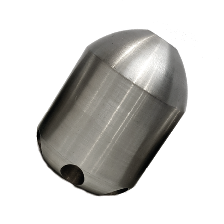 Granatbombe 1/2" lang, Vorstrahl und Stahleinsätzen, ExPJ Reinigungsdüse - Syskan - Online Shop: Abwassertechnik