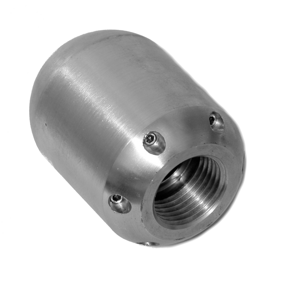Granatbombe 1/2" lang, mit Stahleinsätzen, ExPJ Reinigungsdüse - Syskan - Online Shop: Abwassertechnik