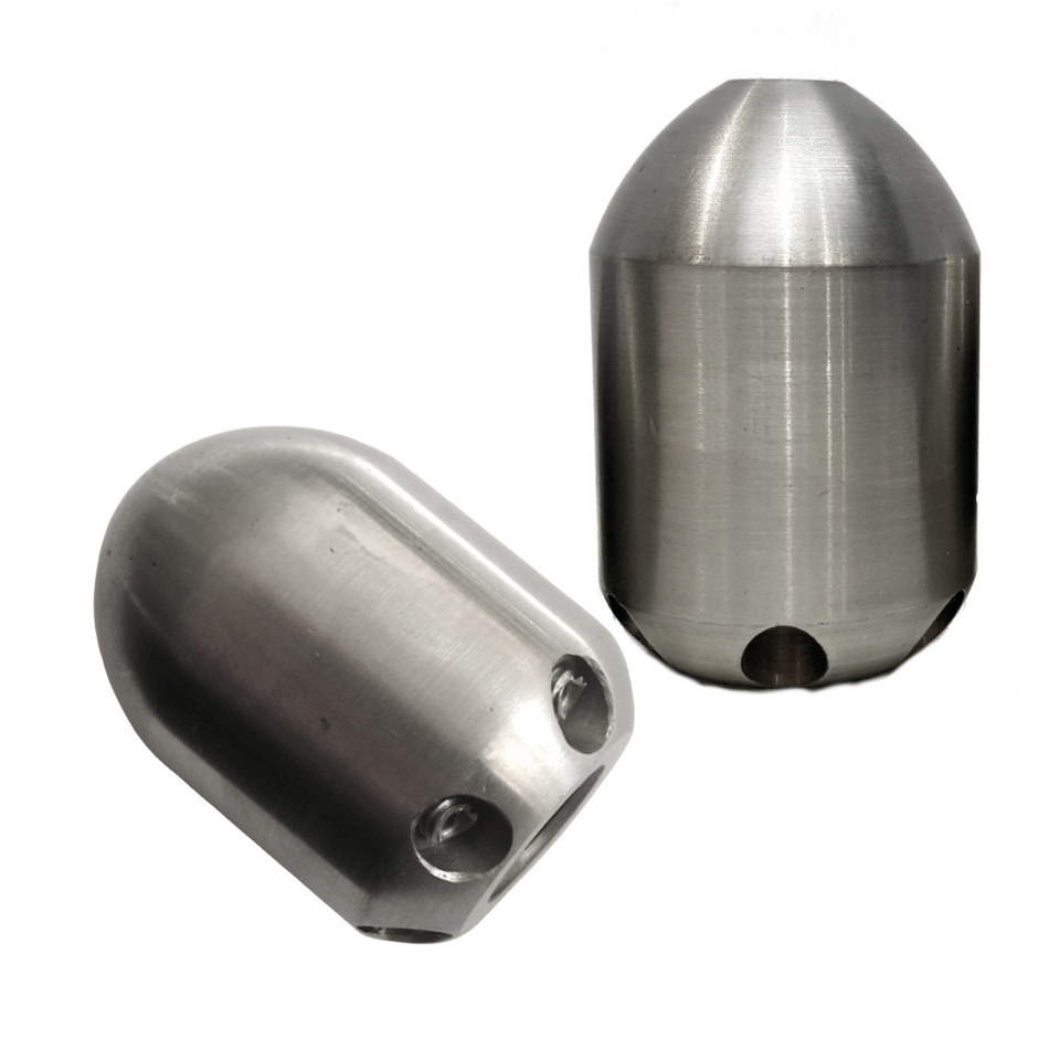 Granatbombe 1/2" lang, Vorstrahl und Stahleinsätzen, ExPJ Reinigungsdüse - Syskan - Online Shop: Abwassertechnik