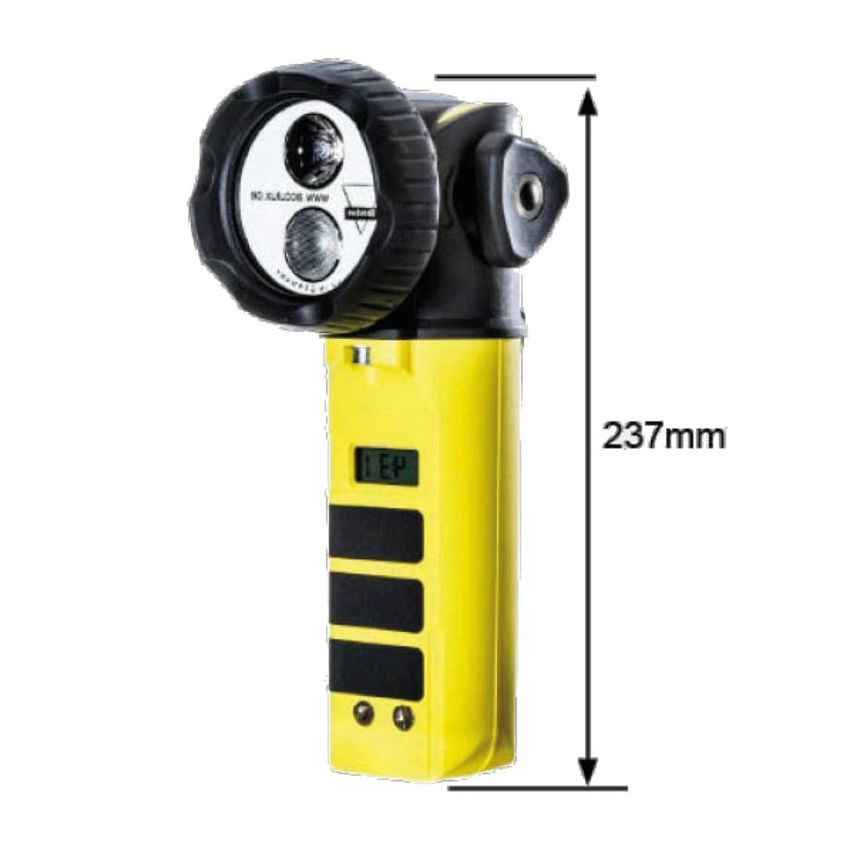 AccuLux LED Knickkopfleuchte HL 35 EX High Power SET, ex-geschützt, mit Ladegerät